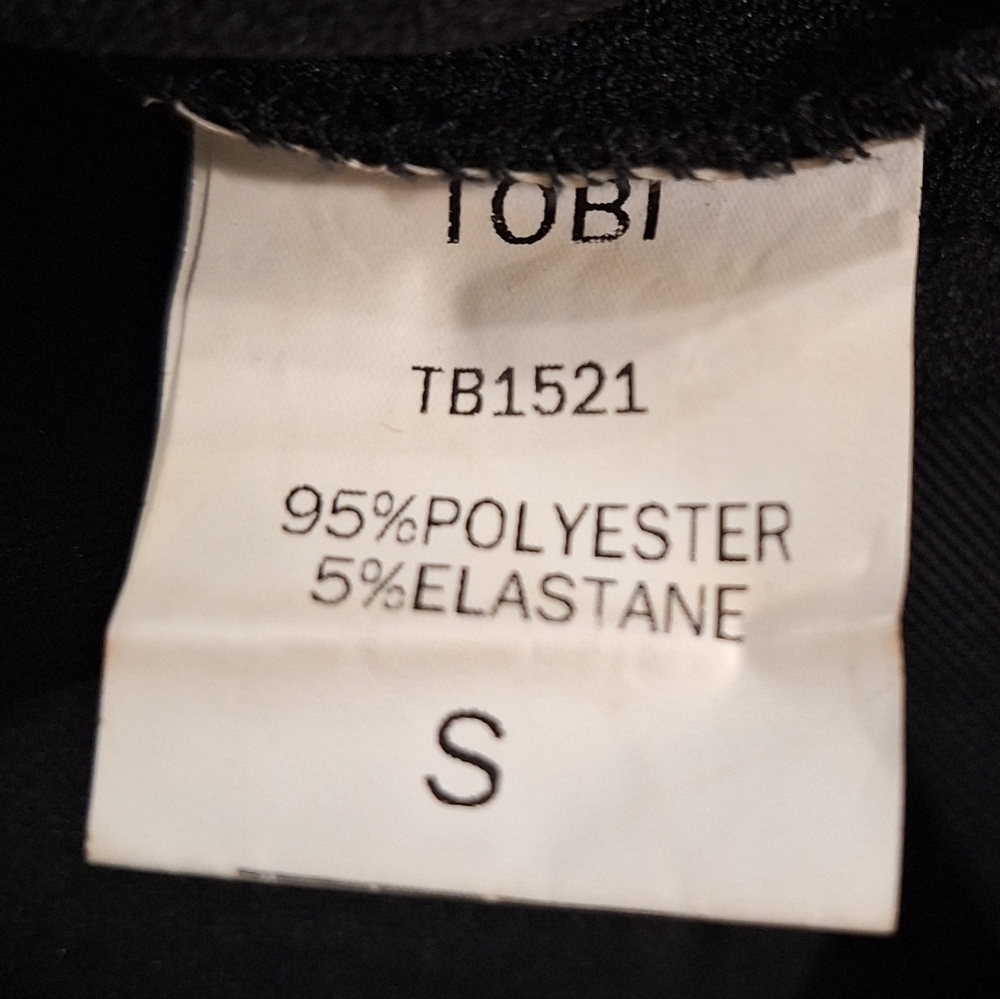 Tobi Caged Bodycon Black Dress Small *box 4 - Picture 7 of 7